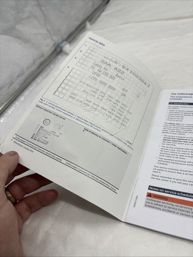 Service book commercial - vw,