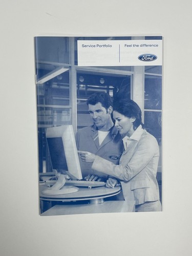 Ford fiesta van service book - van,