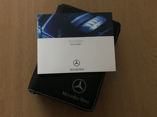 New mercedes service book - service,