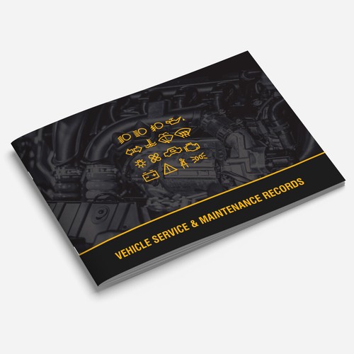 Blank service history book - service,