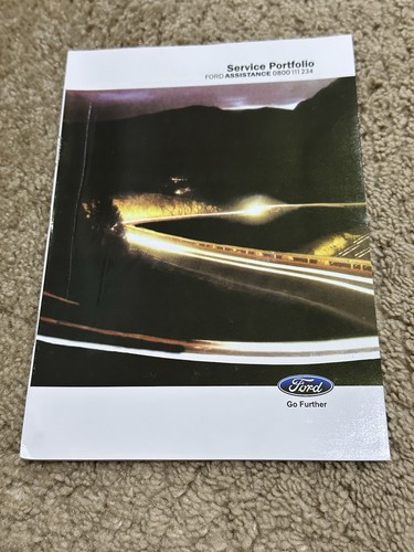 Ford service book - book, damaged