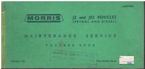 Morris van minibus - j2, pick-up